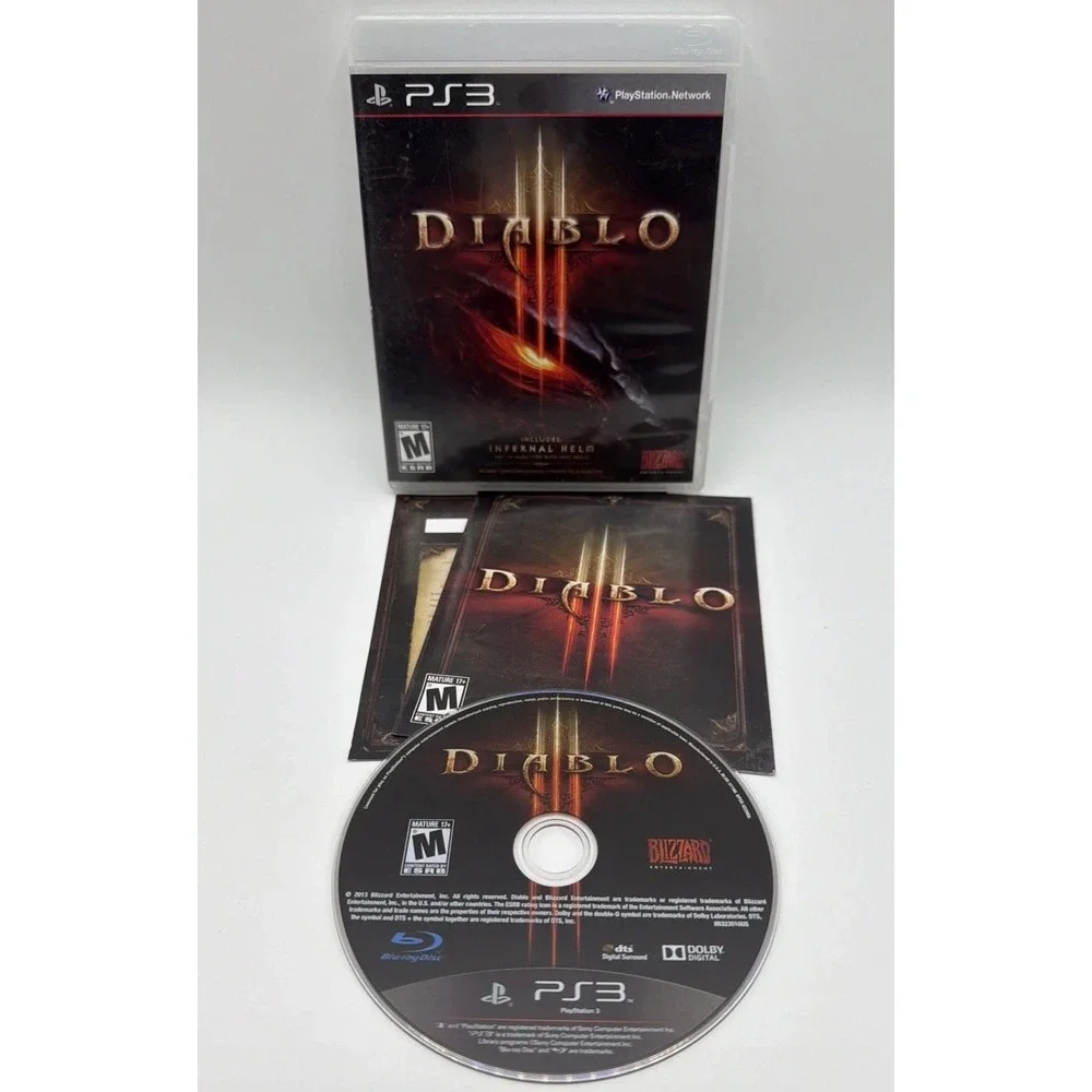 Diablo III 3 - PlayStation 3 - Complete In Box - Excellent Condition
